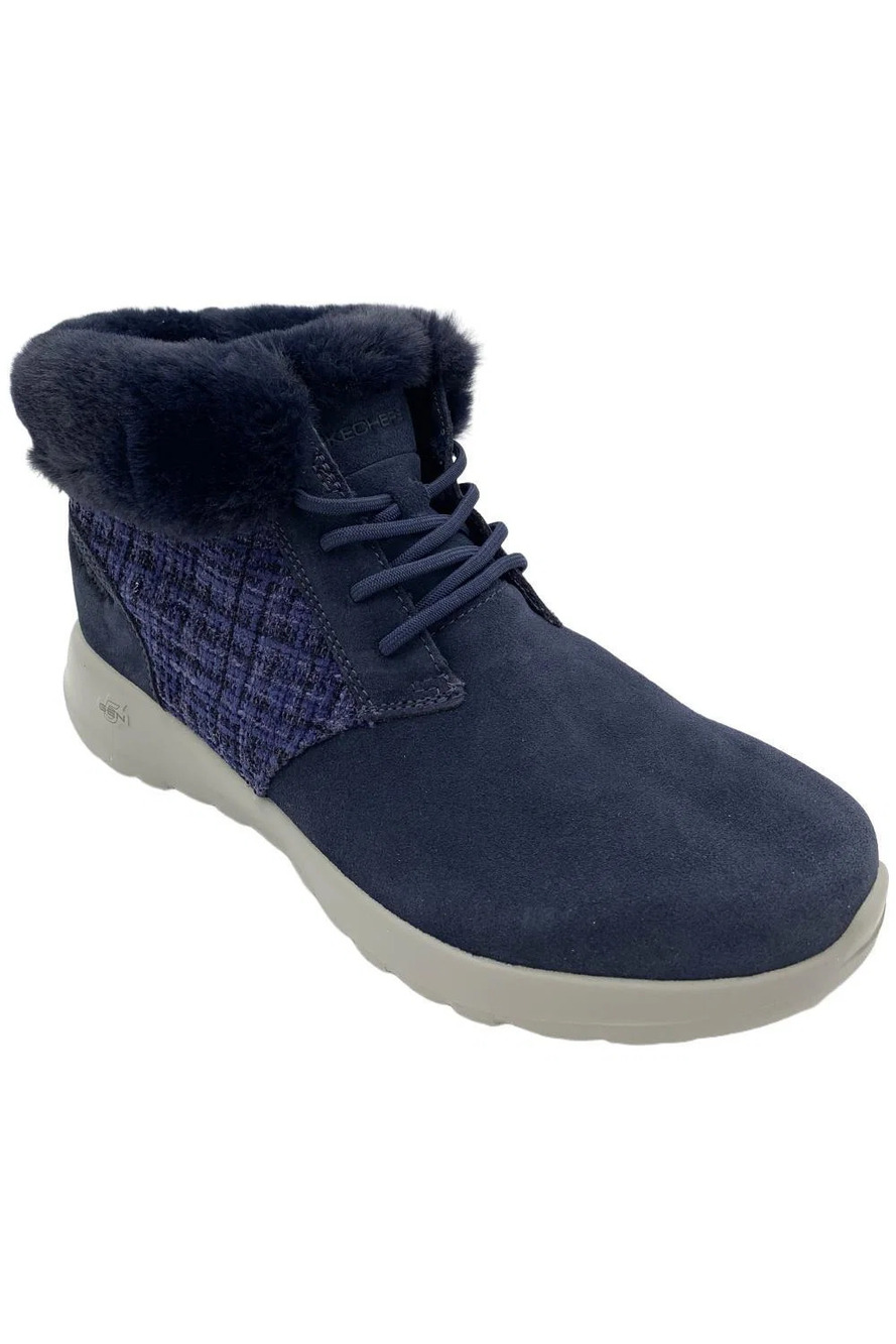 Skechers Women's Slip-ins On-the-GO Joy Suede Boot Navy - Medium